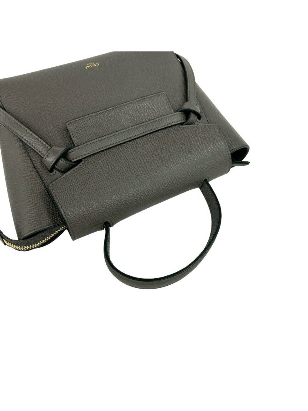 Celine Belt Bag Nano Leather 2-Way Mini Tote Gray - Picture 4 of 9